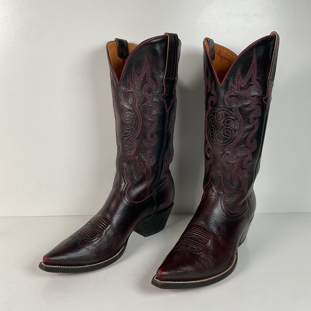 Heritage Boot Company | Black Cherry Cowgirl Boots | Women’s 9